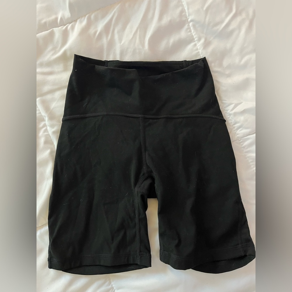 brand new, never worn lululemon biker shorts